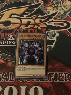 Yu-Gi-Oh Caius the Shadow Monarch OTS Pack 19 Super Rare NM - Image 1