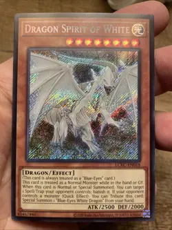 Dragon Spirit of White LCKC-EN018 Secret Rare Near Mint +Bonus FREE SHIPPING! - Image 5