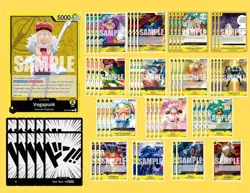 Vegapunk Yellow OP07 Leader Full Deck One Piece TCG - Image 1