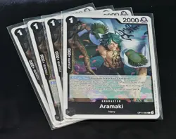 One Piece TCG Aramaki OP11‑082 (x4) | A Fist of Divine Speed | Rare Foil | NM - Image 1