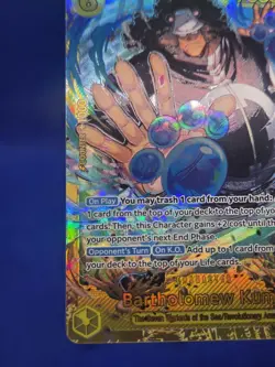 One Piece Legacy of the Master Bartholomew Kuma OP12-119 Secret Rare SEC NM - Image 5