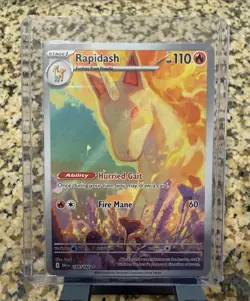 Rapidash 189/182 Illustration Rare SV10 Destined Rivals (DRI) Pokemon TCG NM - Image 1