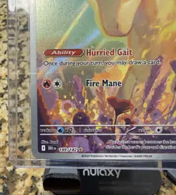 Rapidash 189/182 Illustration Rare SV10 Destined Rivals (DRI) Pokemon TCG NM - Image 2