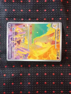 Rapidash 189/182 NM – Illustration Rare Holo – 2025 Pokemon TCG Destined Rivals - Image 3