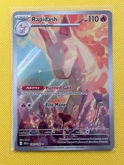 Pokemon TCG Rapidash 189/182 | Destined Rivals | Illustration Rare | NM/M - Image 1