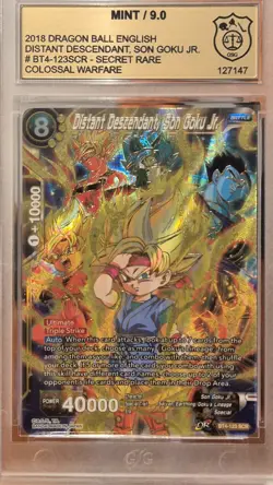 Dragonball Super Card DBS Distant Son Goku Jr. BT4-123 SCR 2018 Karte GSG 9 - Image 2