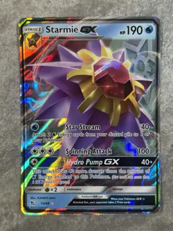 Starmie GX 14/68 Pokemon TCG Rare Hidden Fates Holo Card SM (Near Mint) NM - Image 1