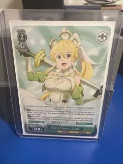 Full of Spirit, Leafa NM SAO/S80-E052 C Weiss Schwarz English Card - Image 1