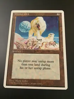 MTG 4th Edition Winter Orb LP - Image 1