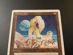 MTG 4th Edition Winter Orb LP - Image 2