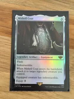 Mithril Coat - Lord of the Rings Foil Legendary Artifact Rare 245 MTG - Image 1