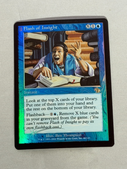 MTG FOIL Flash of Insight Judgment Magic the Gathering - Image 1