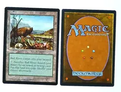 Magic the Gathering * MTG * 1 X Bad River * Mirage * LP - Image 1