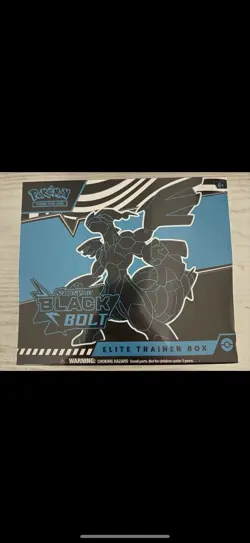 Pokemon TCG Black Bolt Elite Trainer Box ETB - Brand New And Sealed - Image 1
