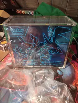 Pokemon Center Phantasmal Flames Mega Evolution ETB Sealed W/Protective Case - Image 1