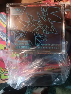 Pokemon Center Phantasmal Flames Mega Evolution ETB Sealed W/Protective Case - Image 3