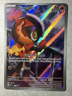 2025 Pokemon TCG Charcadet 22 PFL Full Art Black Star Promo NM Pack Fresh 🐦‍🔥 - Image 1