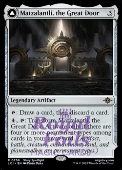 Matzalantli, the Great Door / The Core 1x FOIL Lost Caverns of Ixalan MTG MINT - Image 1