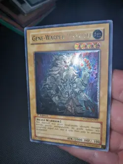 YUGIOH GENE WARPED WARWOLF STON-EN001 1 ST EDITION ULTIMATE LIGHT PLAYED - Image 3