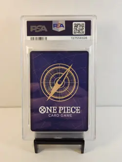 2024 One Piece OP-08 EN #043 Edward Newgate SR Super Rare PSA Gem Mint 10 POP 55 - Image 2