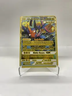 Ash's Greninja GX Gold Metal Pokemon Card-Collectible Gift Display！cc - Image 1