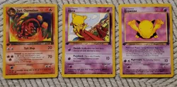 Pokemon Vintage 1st edition Team Rocket Non-Holo Lot - 3 cards Total - Image 1