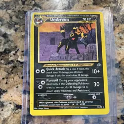 Pokemon Umbreon Neo Discovery Rare Regular 32/75 Stage 1 70 HP English Card - Image 1