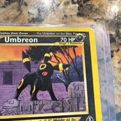 Pokemon Umbreon Neo Discovery Rare Regular 32/75 Stage 1 70 HP English Card - Image 4