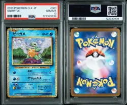 [PSA10] Squirtle CLK 001/032 Classic 2023 Pokemon Card Game Japanese - Image 3