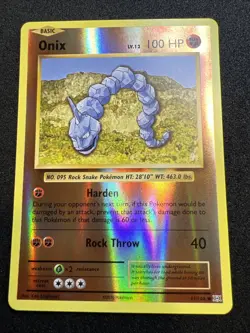 XY Evolutions 61/108 Onix Reverse Holo Pokemon Card - Image 1