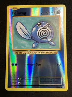 Poliwag Reverse Holo 23/108 XY Evolutions Pokemon Card 2016 - Image 1
