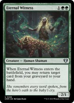 Eternal Witness MTG NM Commander Masters Regular - Image 1