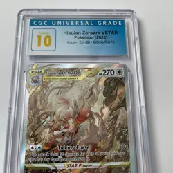2023 Hisuian Zoroark VSTAR GG56 – CGC Pristine 10 – Graded Pokemon Card Slab - Image 4