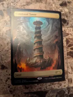 Command Tower - MTG - Foil Textless Tower Promo - NM - Image 1