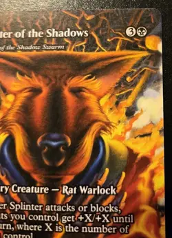 Splinter Of The Shadows Borderless 0006 Mythic Teenage Mutant Ninja Turtles MTG - Image 3