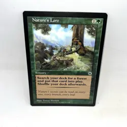 Nature’s Lore MTG Portal TCG Magic The Gathering 1997 - Image 1