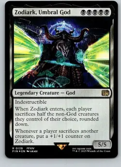 Zodiark, Umbral God | Final Fantasy FIN 128 | FOIL | NM | MTG - Image 1