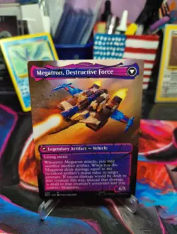 WOTC Universes Beyond: Transformers Megatron, Tyrant (Shattered Glass) (MR) NM - Image 2