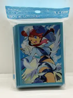 Pokemon Center Japan Official Card Game Deck Sleeves Shield Skyla 64Ct RARE - Image 1