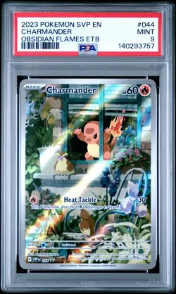 2023 POKEMON SVP EN-SV BLACK STAR PROMO #044 CHARMANDER PSA 9 - Image 1