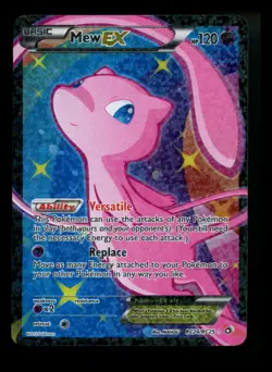 #6 Mew EX RC24/RC25 Legendary Treasures 2013 Full Art Radiant Pokemon Card TCG - Image 1