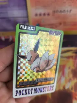 Pokemon Karte Card japanese carddass Pocket monsters 1997 Eevee Evoli NM - Image 3