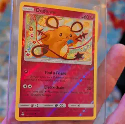 Dedenne - Basic Pokemon 60HP Electrichain Sm-Forbidden Light 88/131 Reverse Holo - Image 1