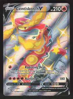 Centiskorch V SV108/SV122 Pokemon TCG Shining Fates: Shiny Vault NM - Image 1