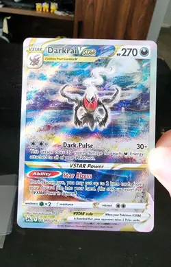 Darkrai VSTAR Ultra Rare Full Art GG50/GG70 Crown Zenith 2023 NM+ Pokemon - Image 1