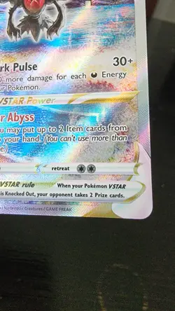 Darkrai VSTAR Ultra Rare Full Art GG50/GG70 Crown Zenith 2023 NM+ Pokemon - Image 5