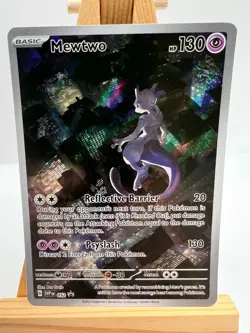 Pokemon TCG - S&V 151 - SVP052 Mewtwo ex - Black Star Promo - NM/M - Image 1