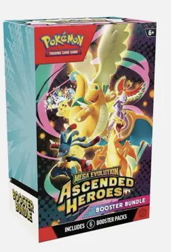 Pokemon Center Ascended Heroes Booster Bundle (6 Packs) – 2x Bundles - PRESALE - Image 1