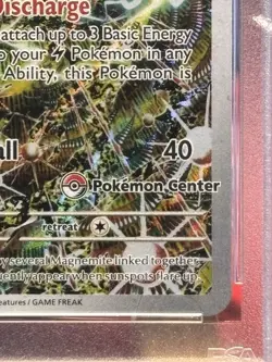2024 Pokemon Surging Sparks Pokemon Center MAGNETON Black Star Promo 159 - Image 2