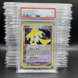 Jirachi Gold Star 8/101 Hidden Legends Holo Pokemon PSA 7 - Image 1